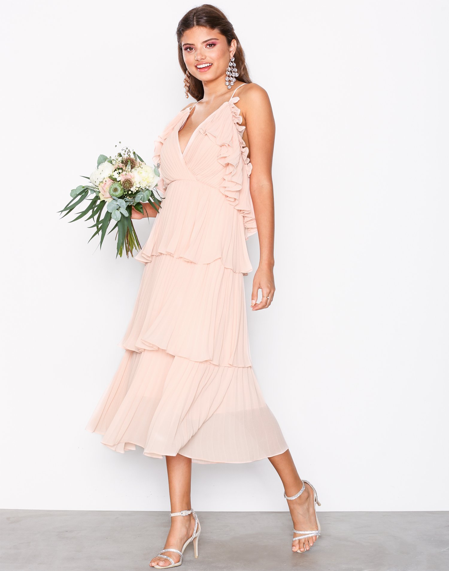 Frill Plisse Dress