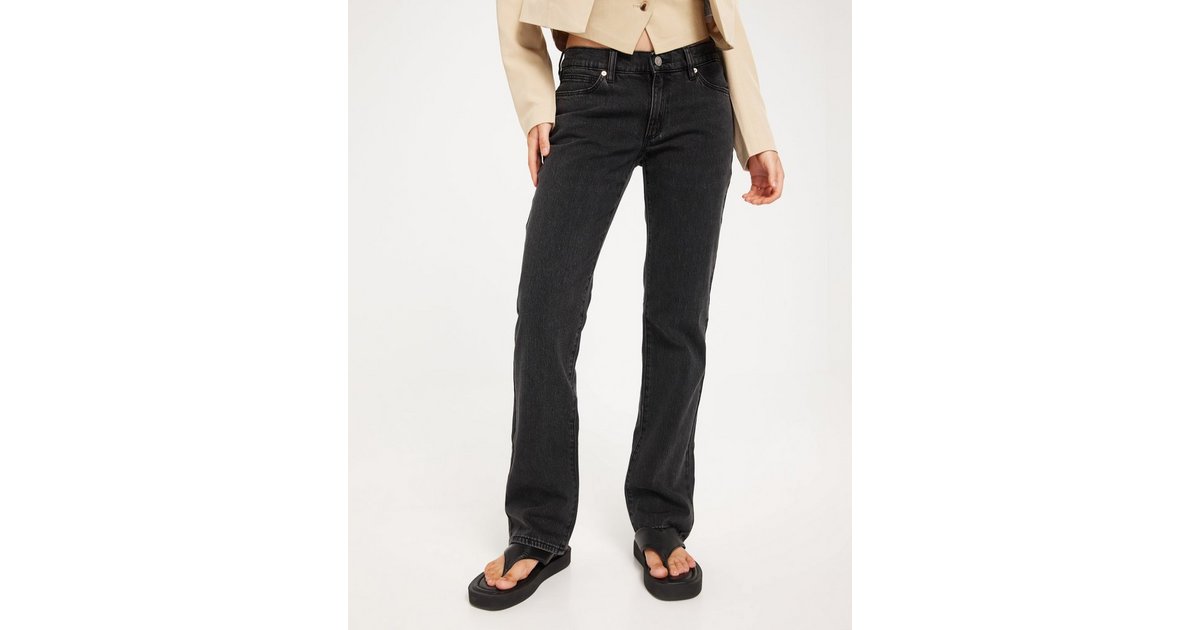 Levi's 714 straight outlet jeans black