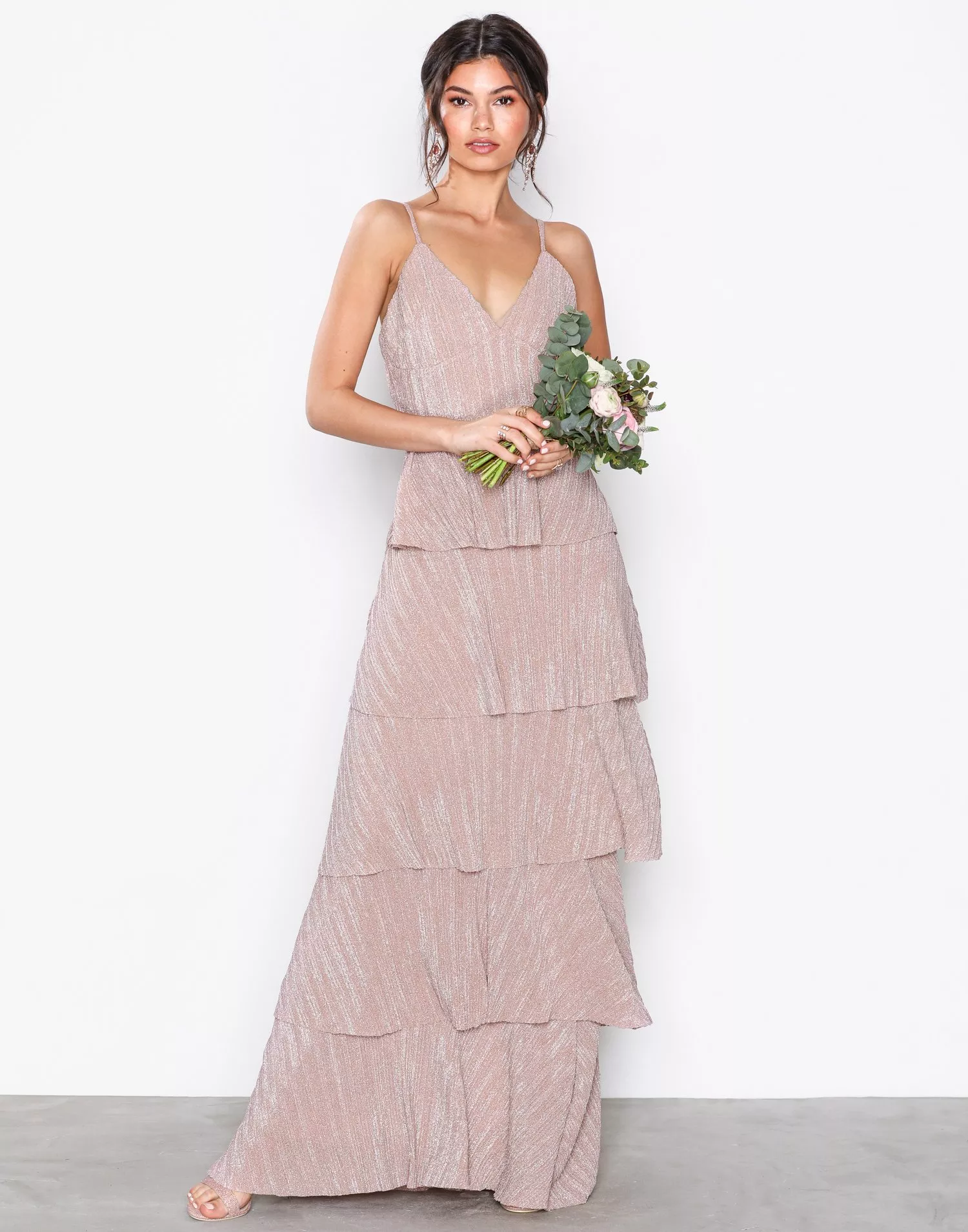 Forever unique shop tiered maxi dress