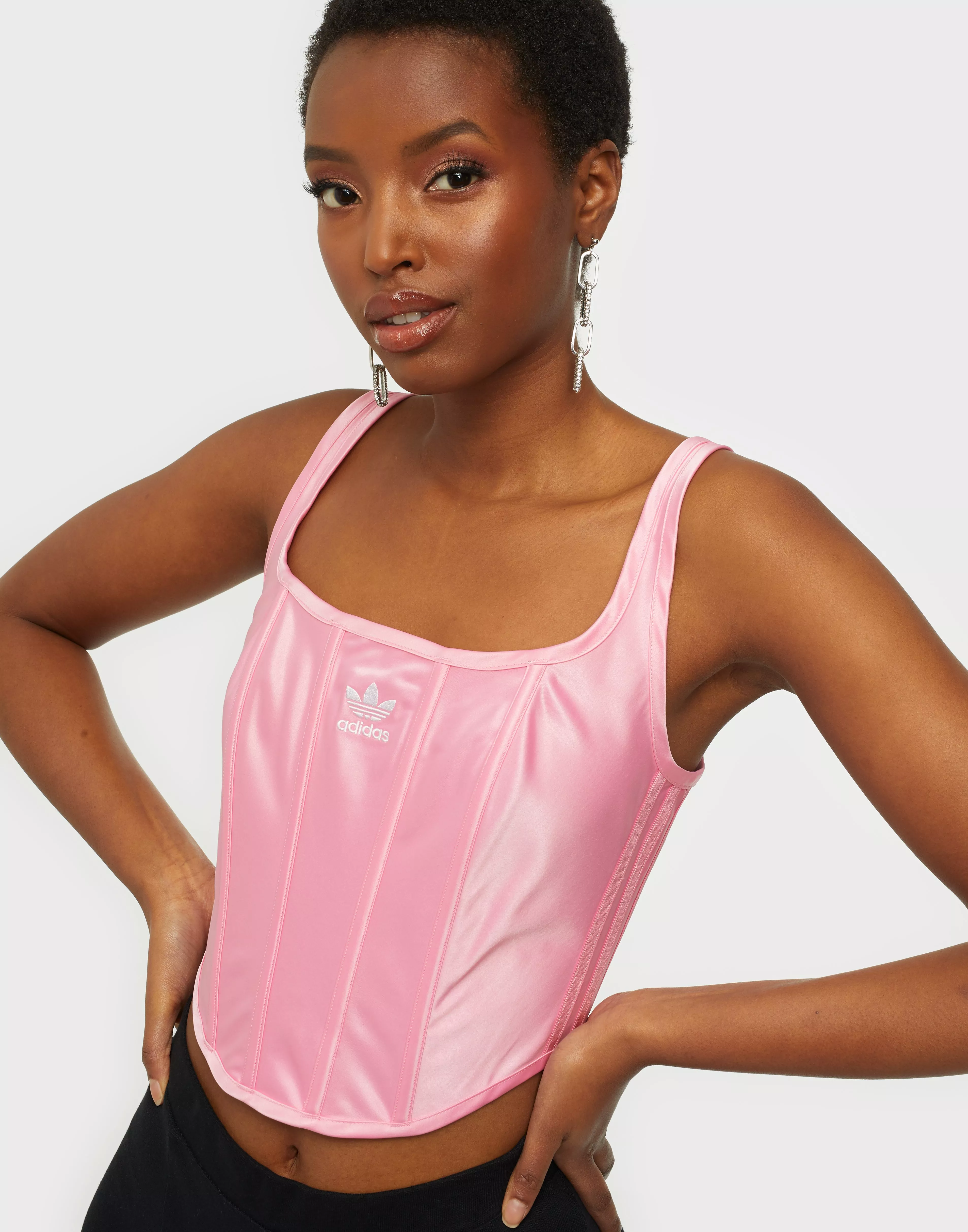 ADIDAS ORIGINALS CORSET TOP , | Black Women‘s Top | YOOX