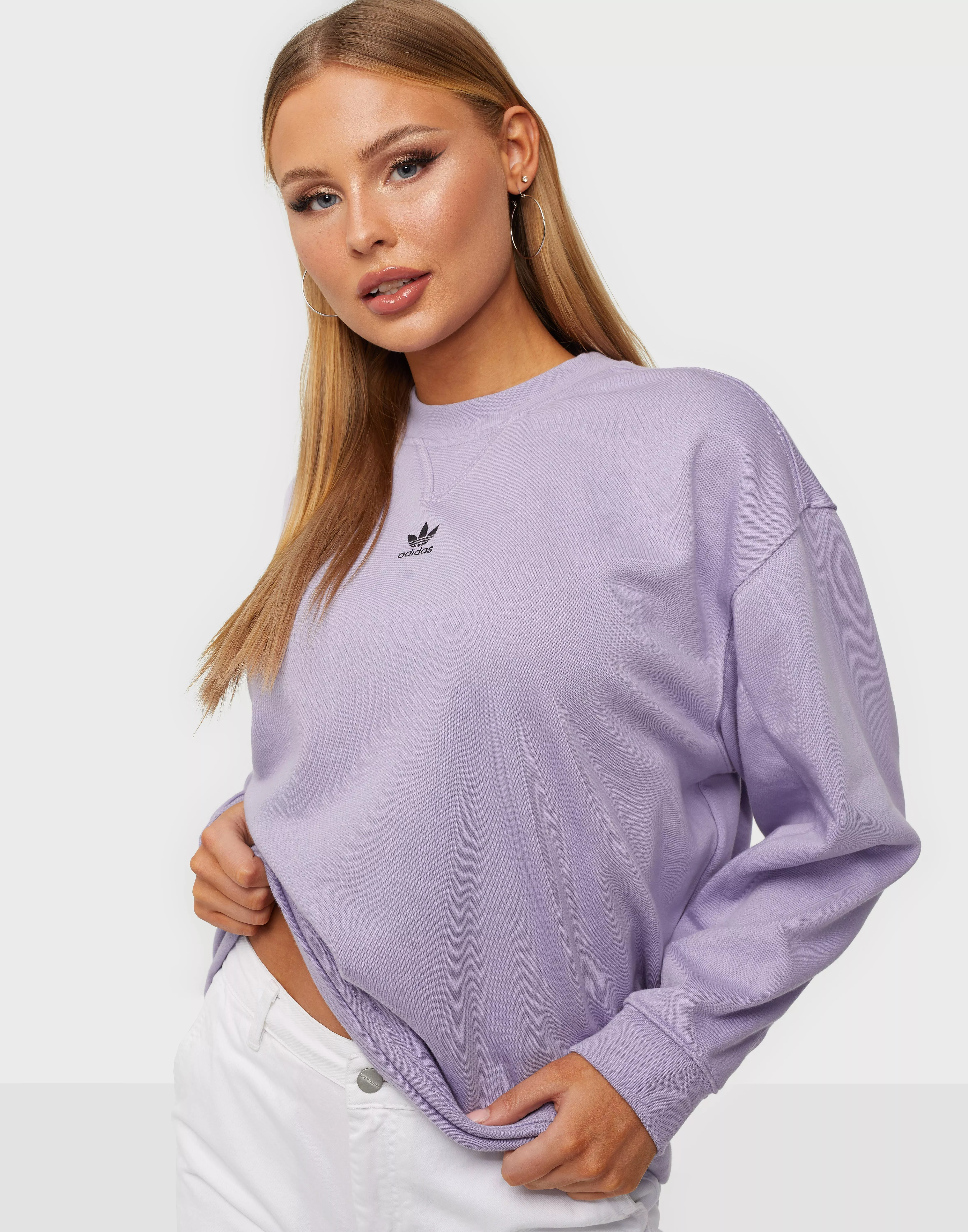 Adidas sweater purple best sale