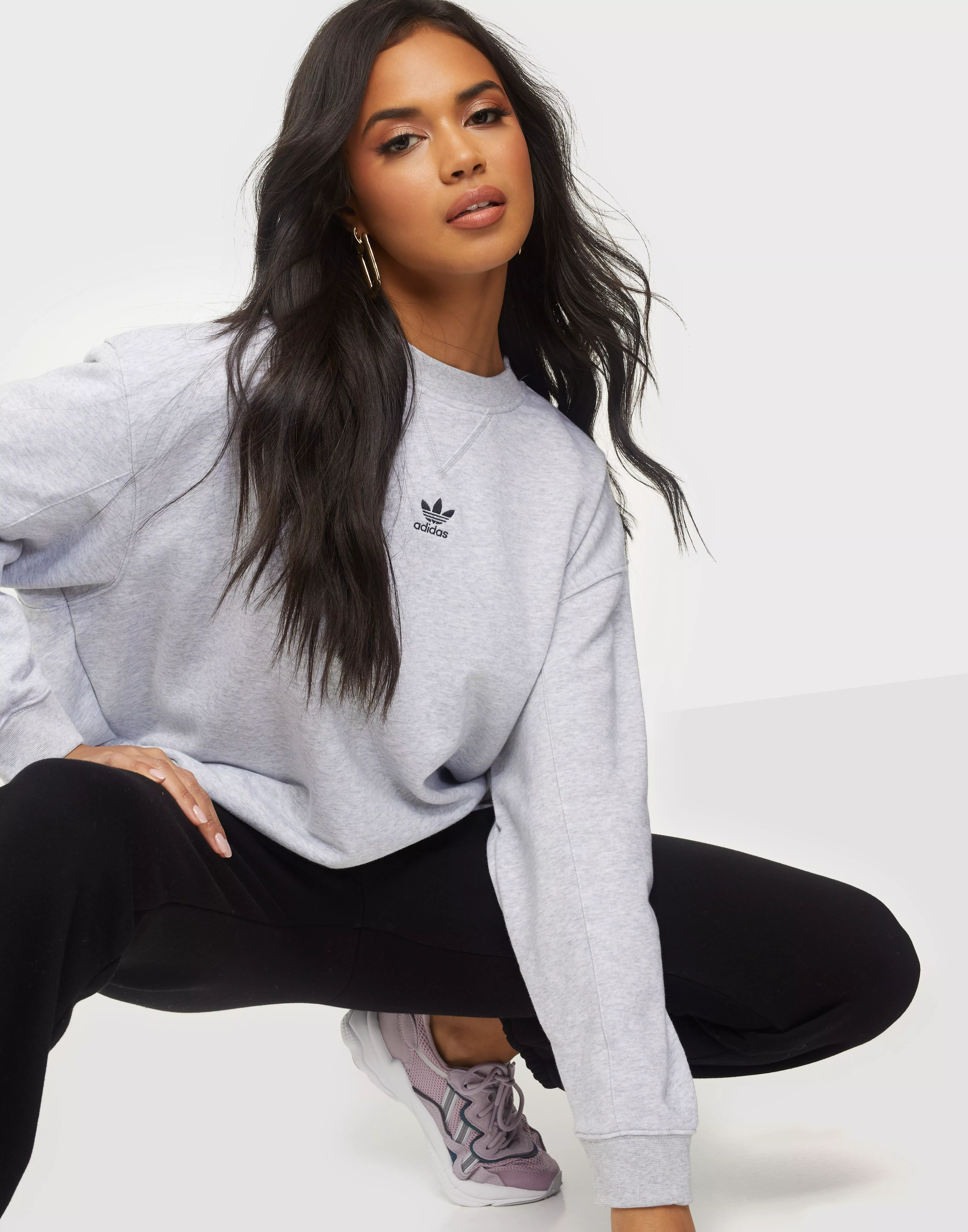 Adidas originals sweatshirt grey sale