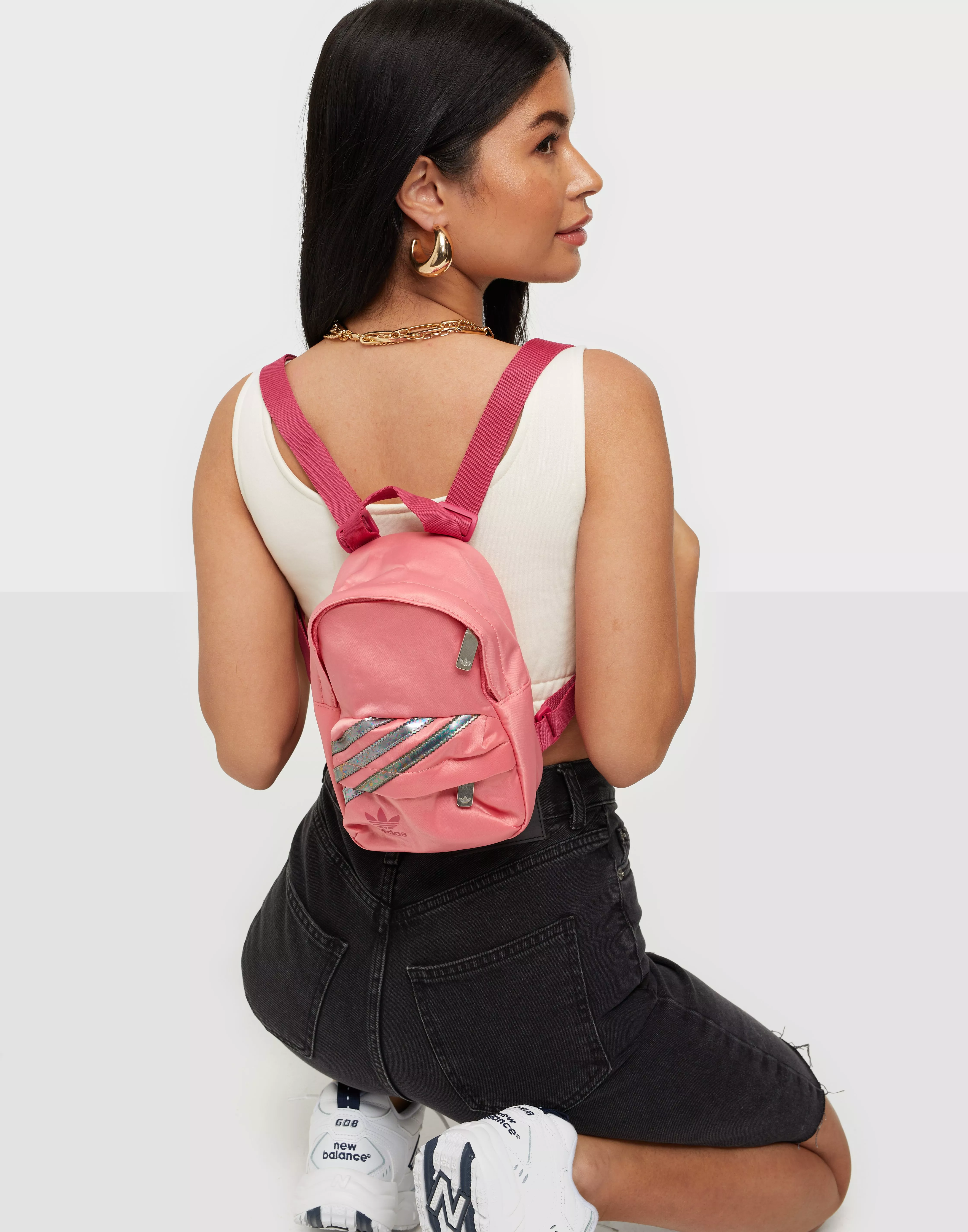 Adidas pink hot sale mini backpack