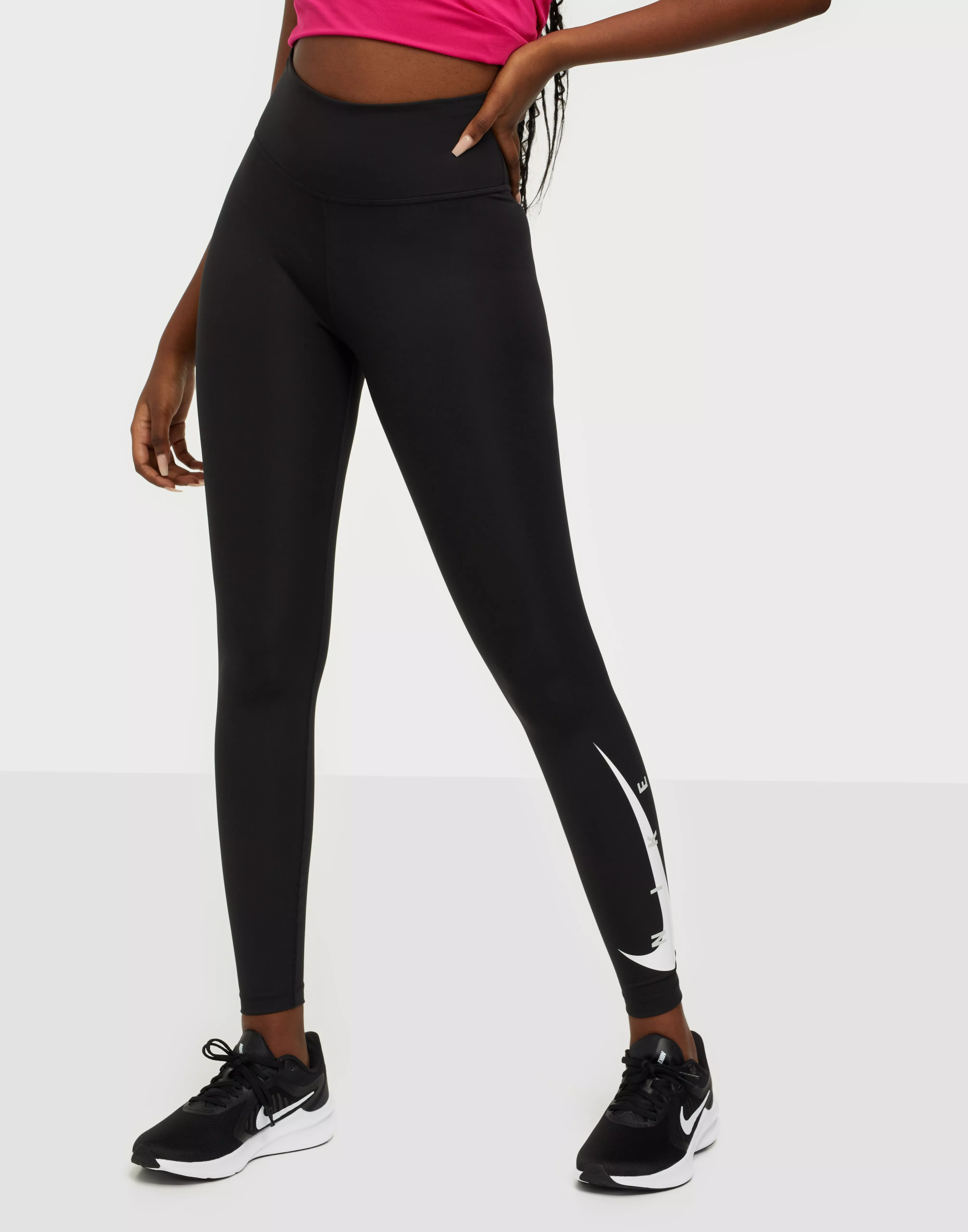 Buy Nike W NK SWOOSH RUN TIGHT 7/8 - Black