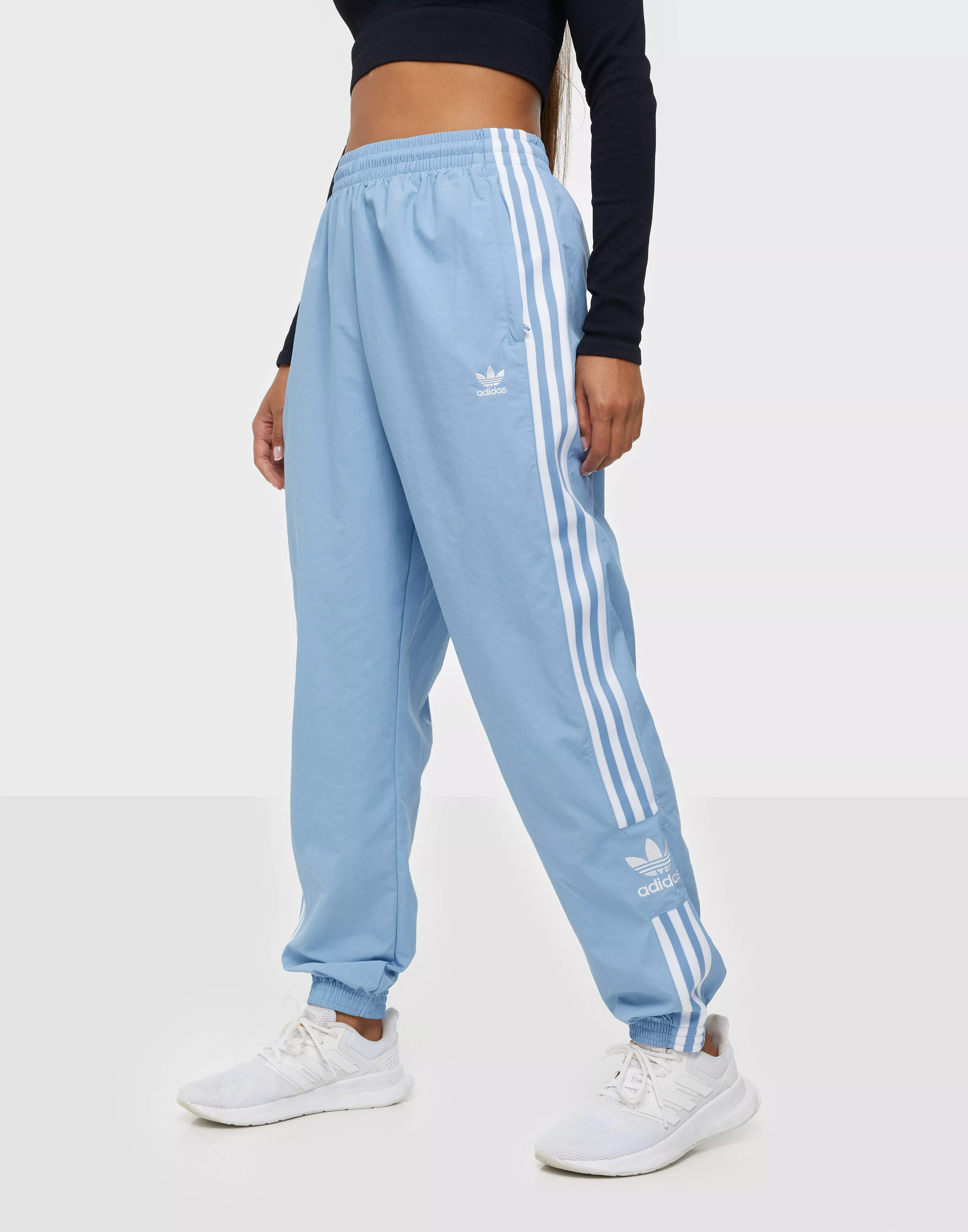 Adidas track pants baby blue online