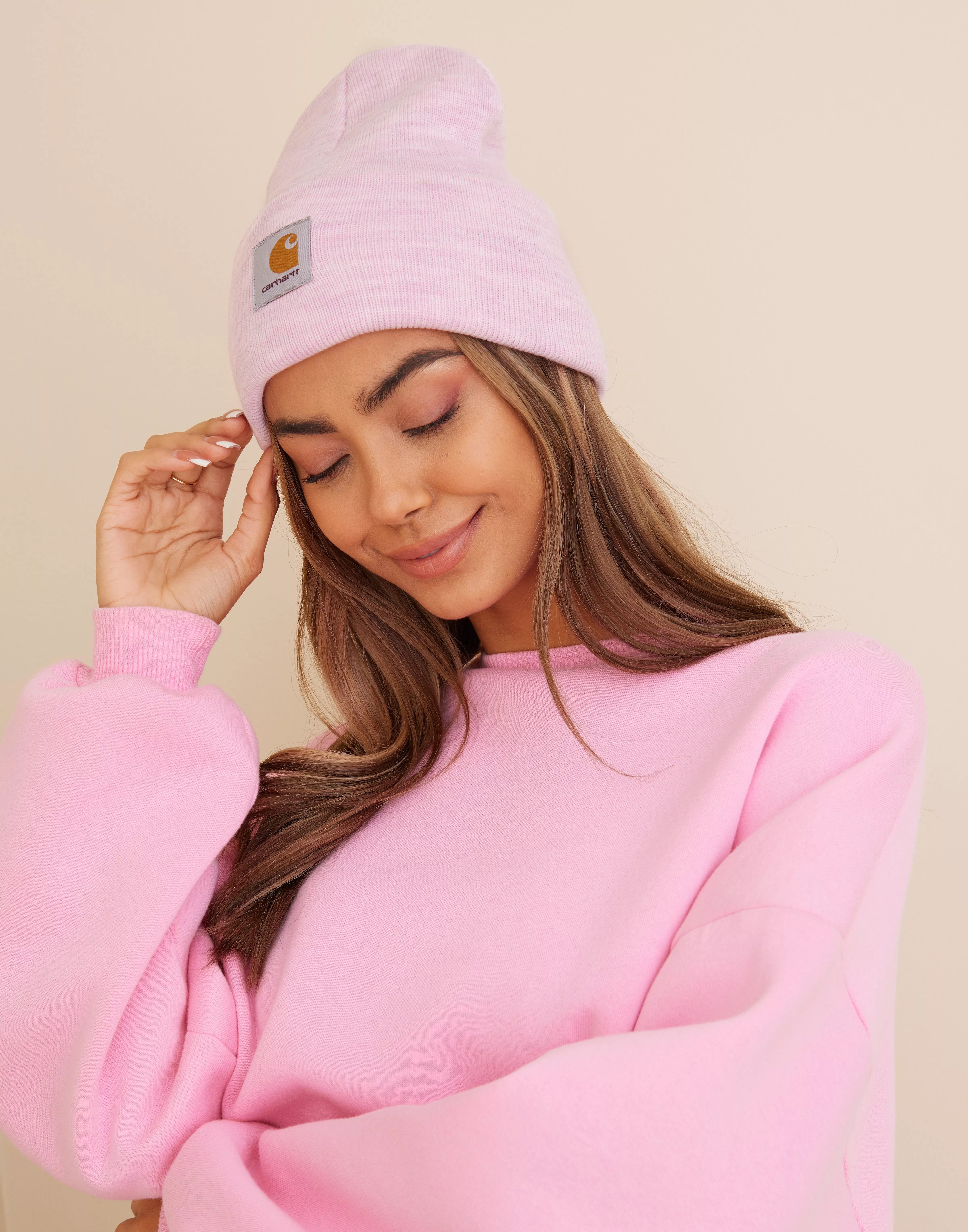 Light pink outlet carhartt beanie