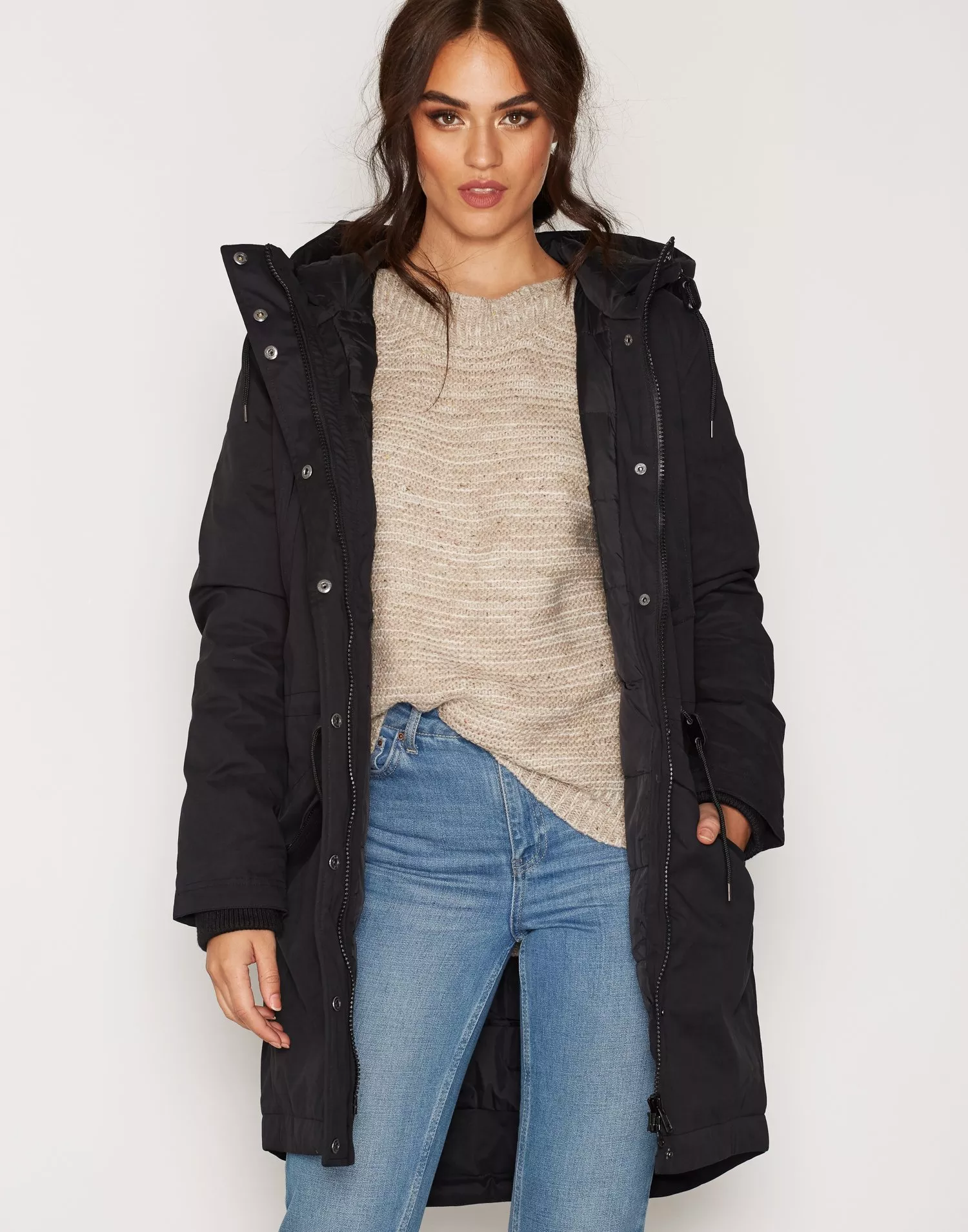 Buy Samsøe Samsøe Lucca parka 5675 - Black | Nelly.com