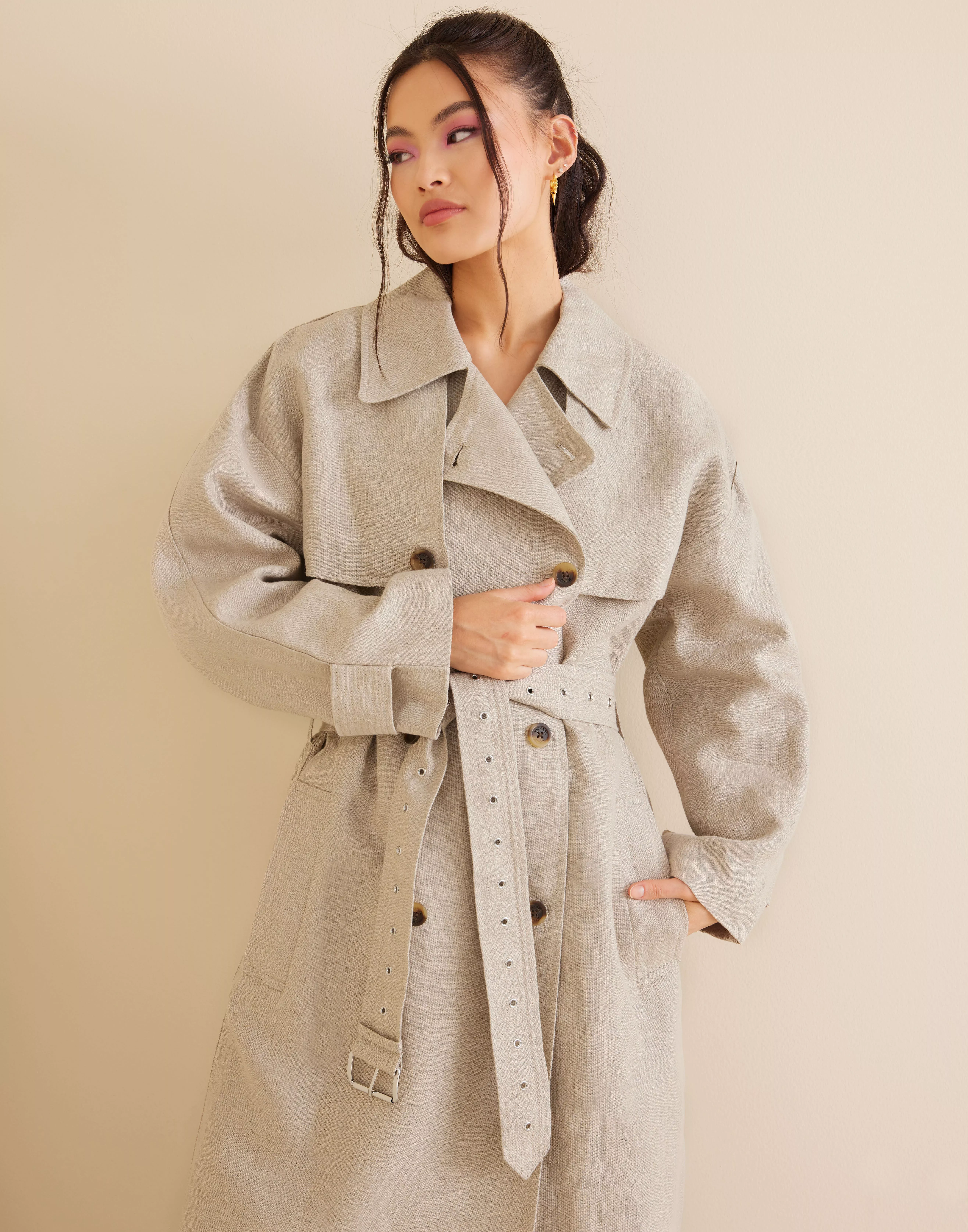 Michael hot sale kors trench