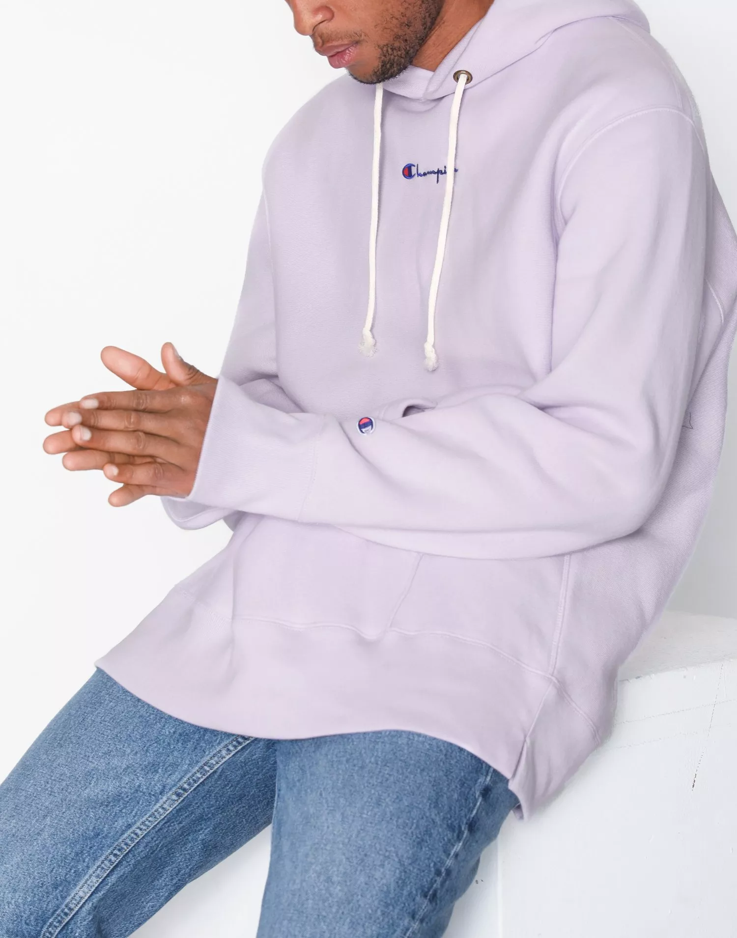 Champion hoodie light on sale purple