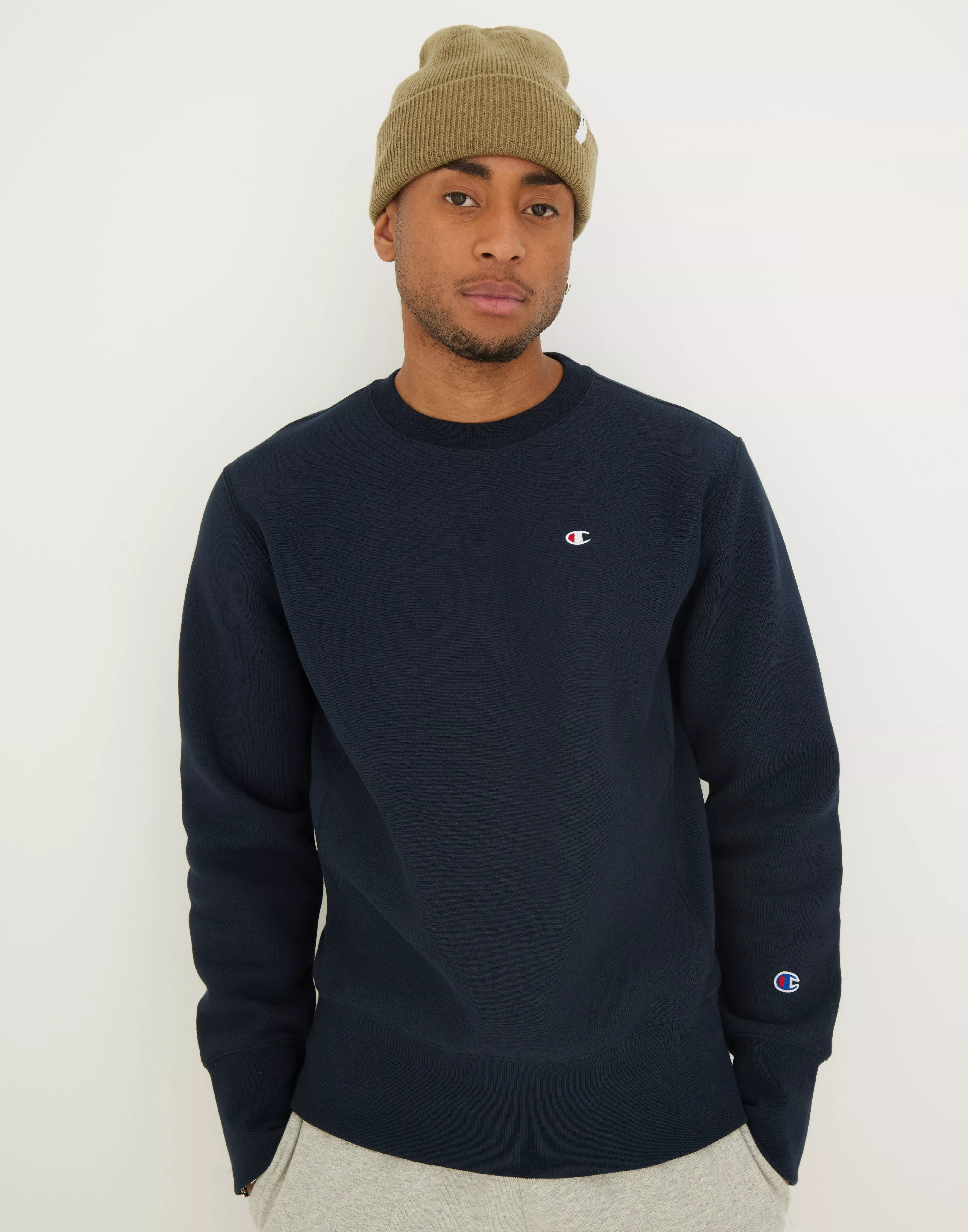 Champion sweater shop navy blue knot