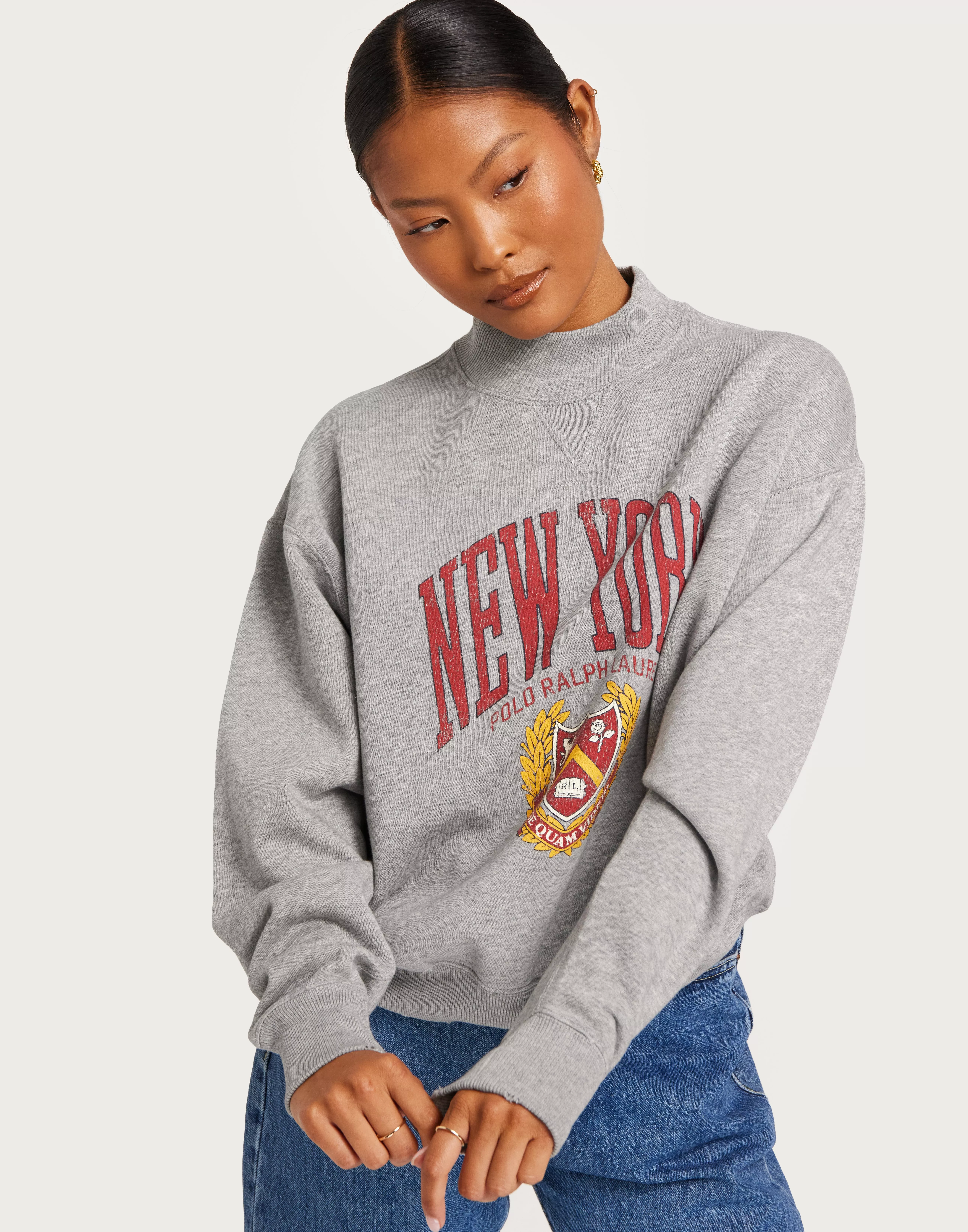 Polo grey clearance sweatshirt