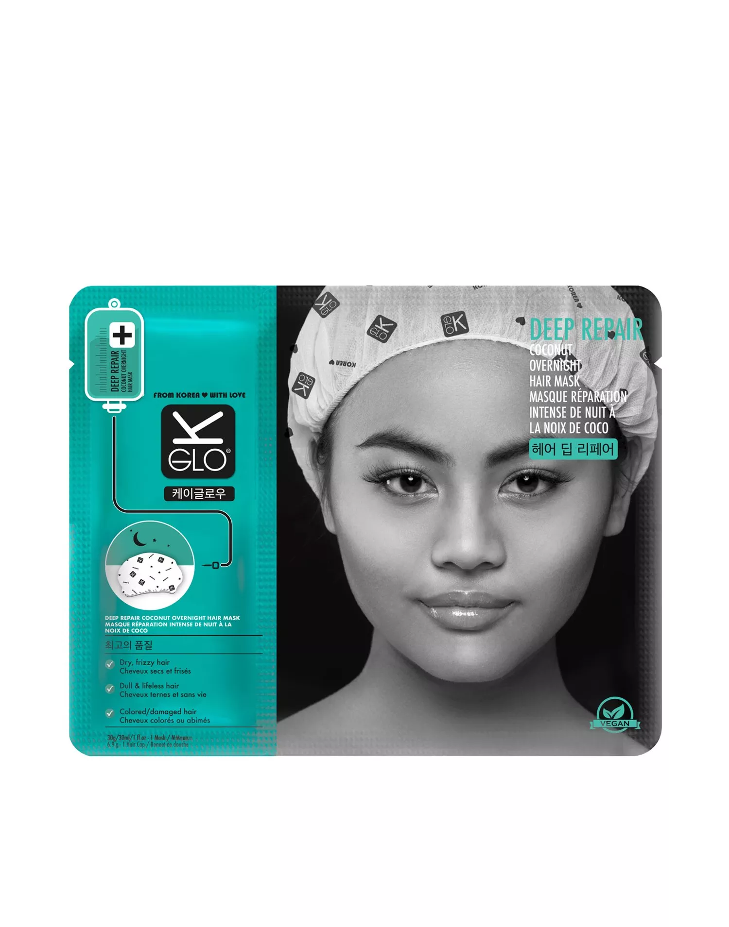 Buy K-Glo Deep Repair Overnight Hair Mask - Transparent 