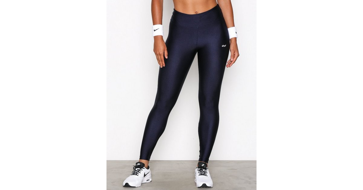 Rohnisch, Pants & Jumpsuits, Rhnisch Liza Shiny Logo Workout Leggings  Tights Glossy Blue Black Xl