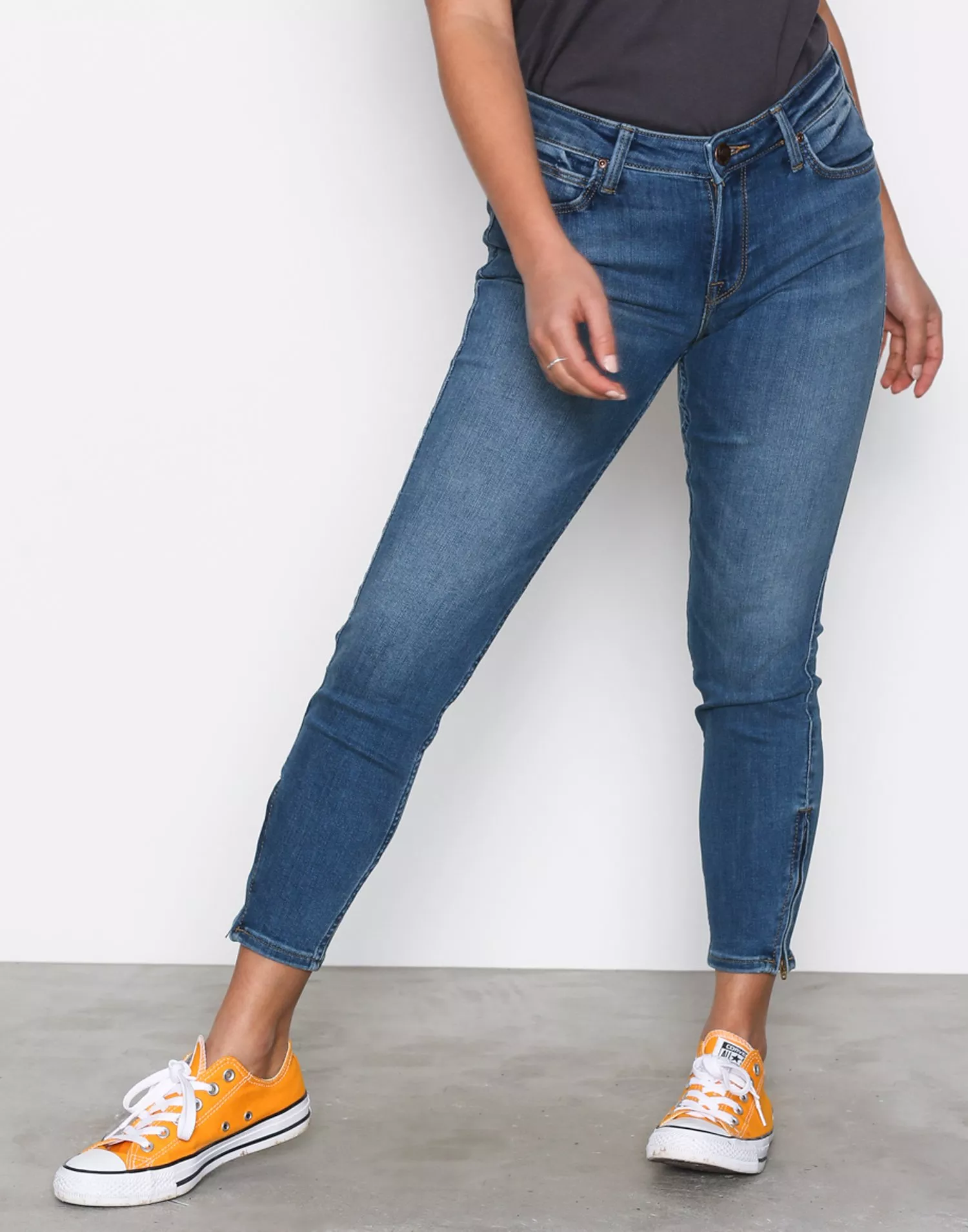 Lee scarlett sale cropped skinny jeans