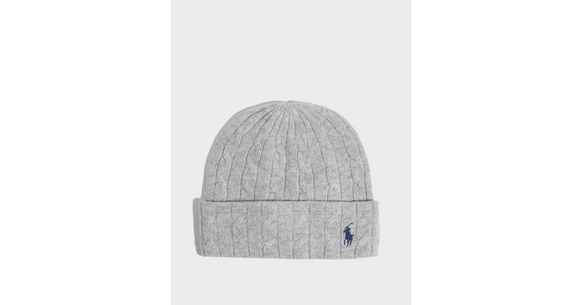 Gray polo clearance beanie