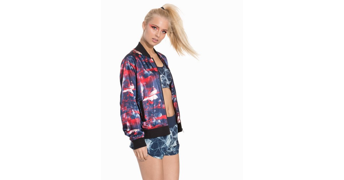 adidas floral bomber