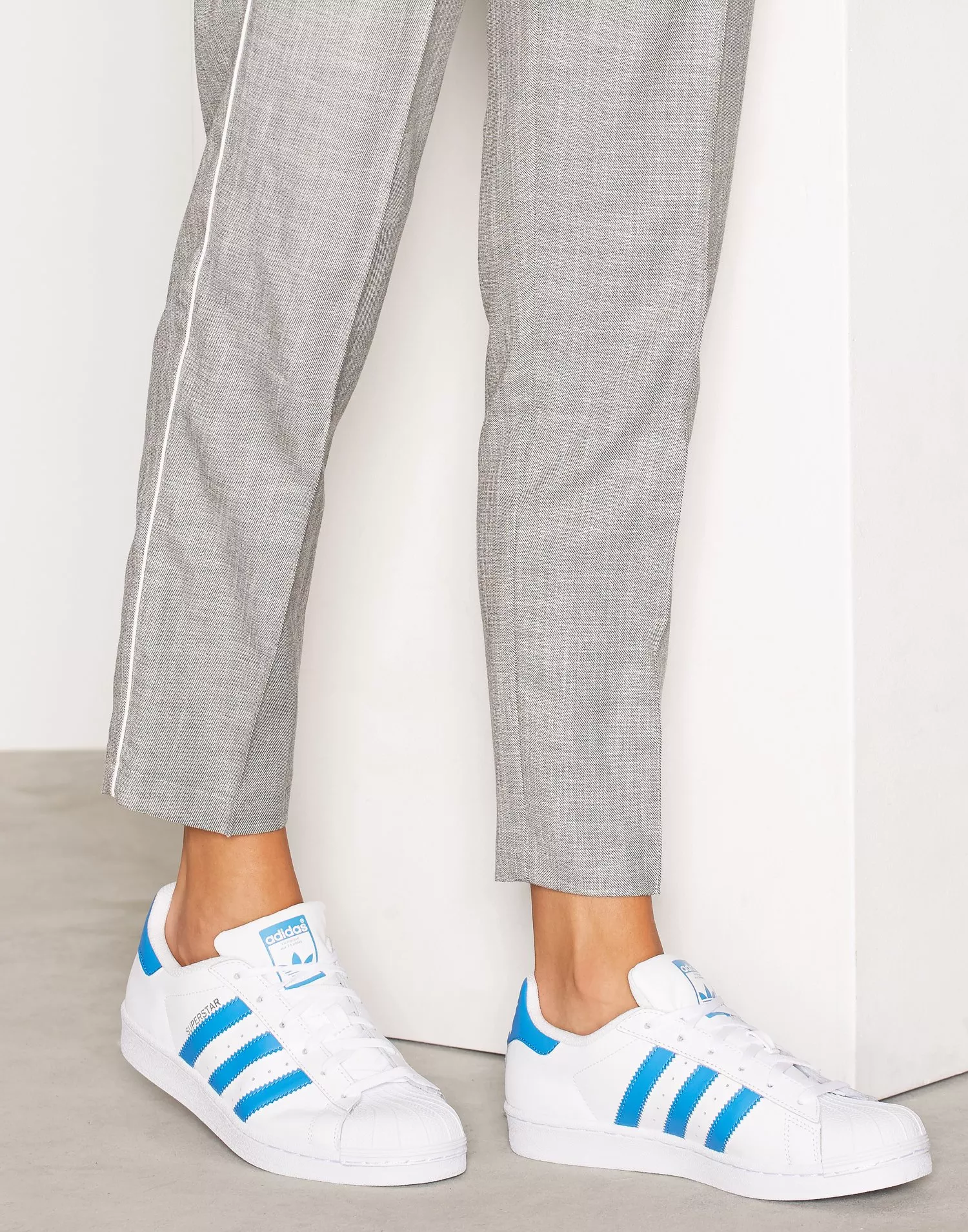 Buy Adidas Originals Superstar White Blue Nelly