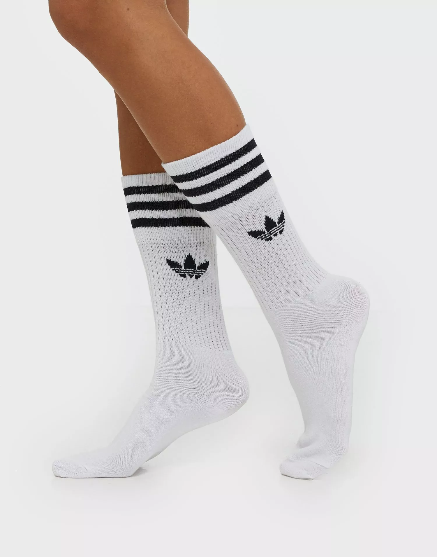 Adidas originals solid 2025 crew 3 pack socks