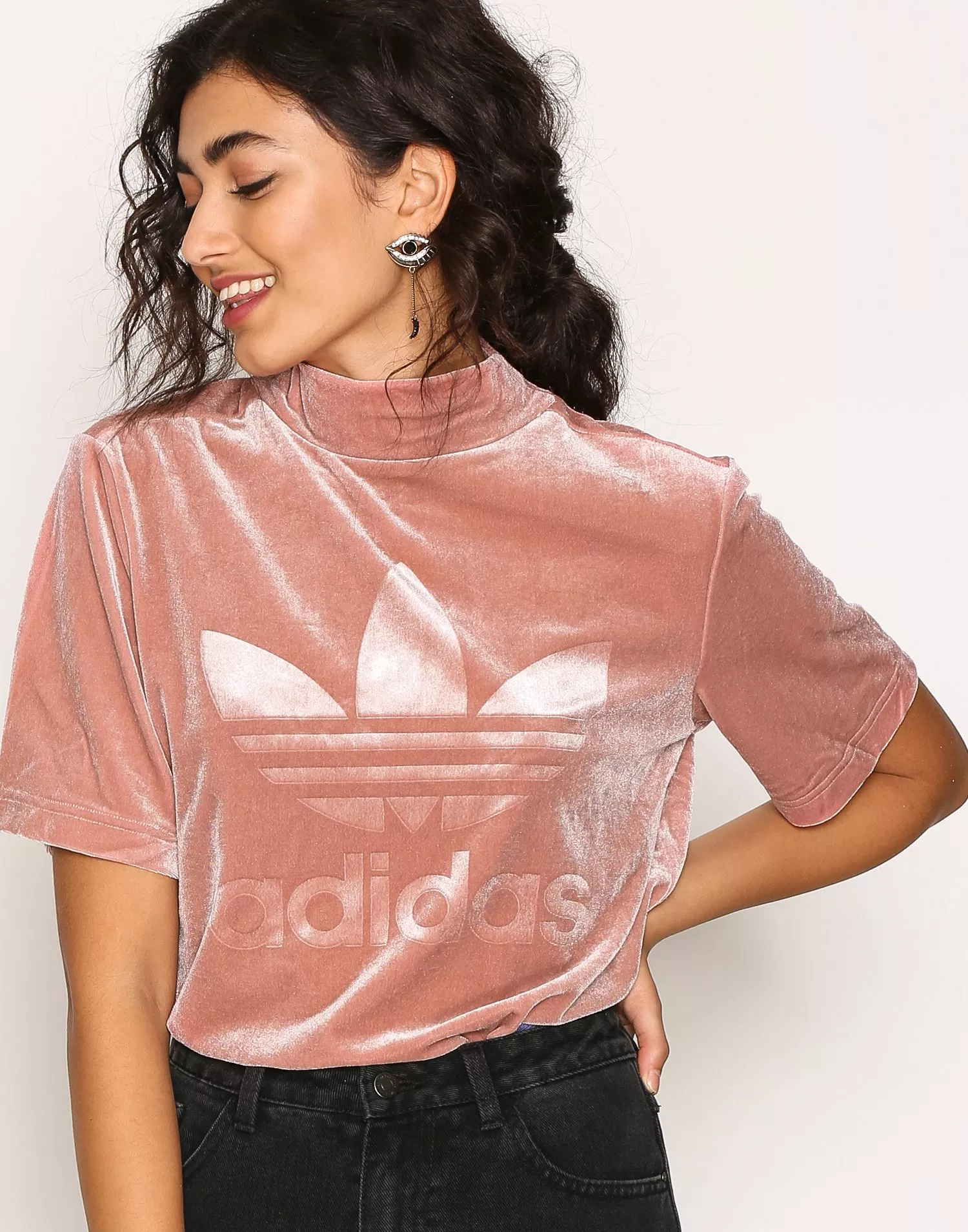 Adidas high clearance neck velvet