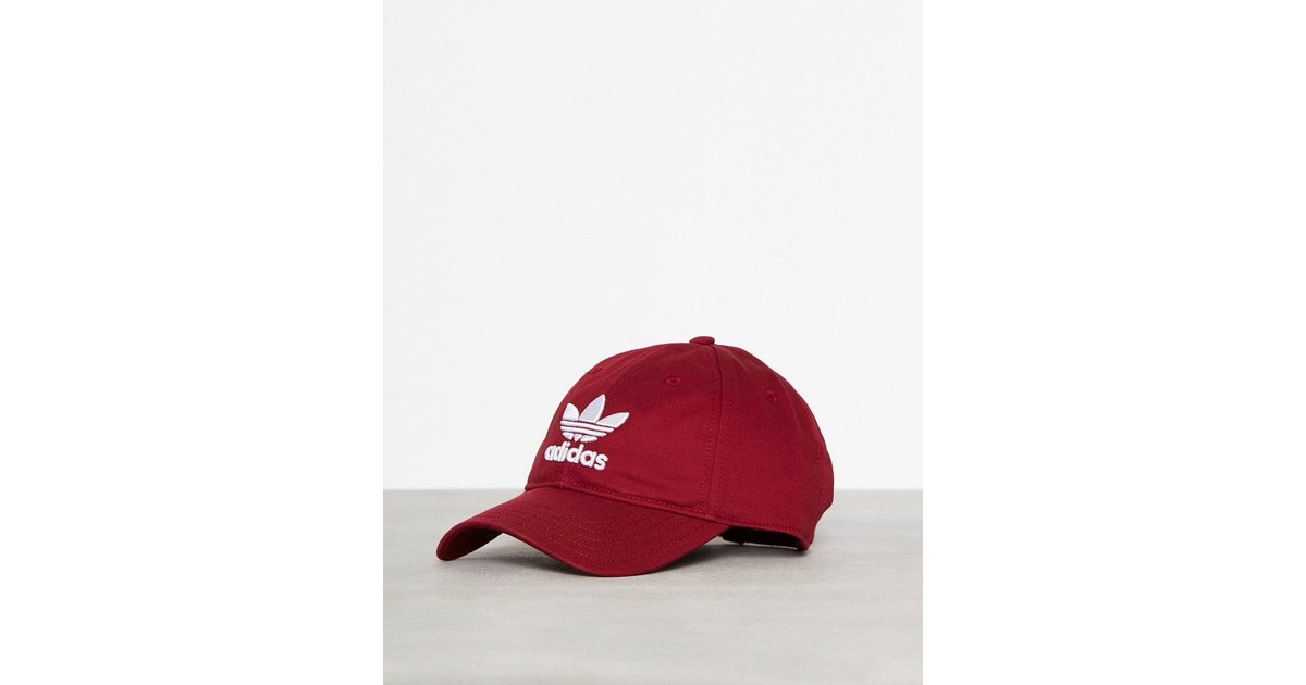 Adidas originals trefoil 2025 cap in red