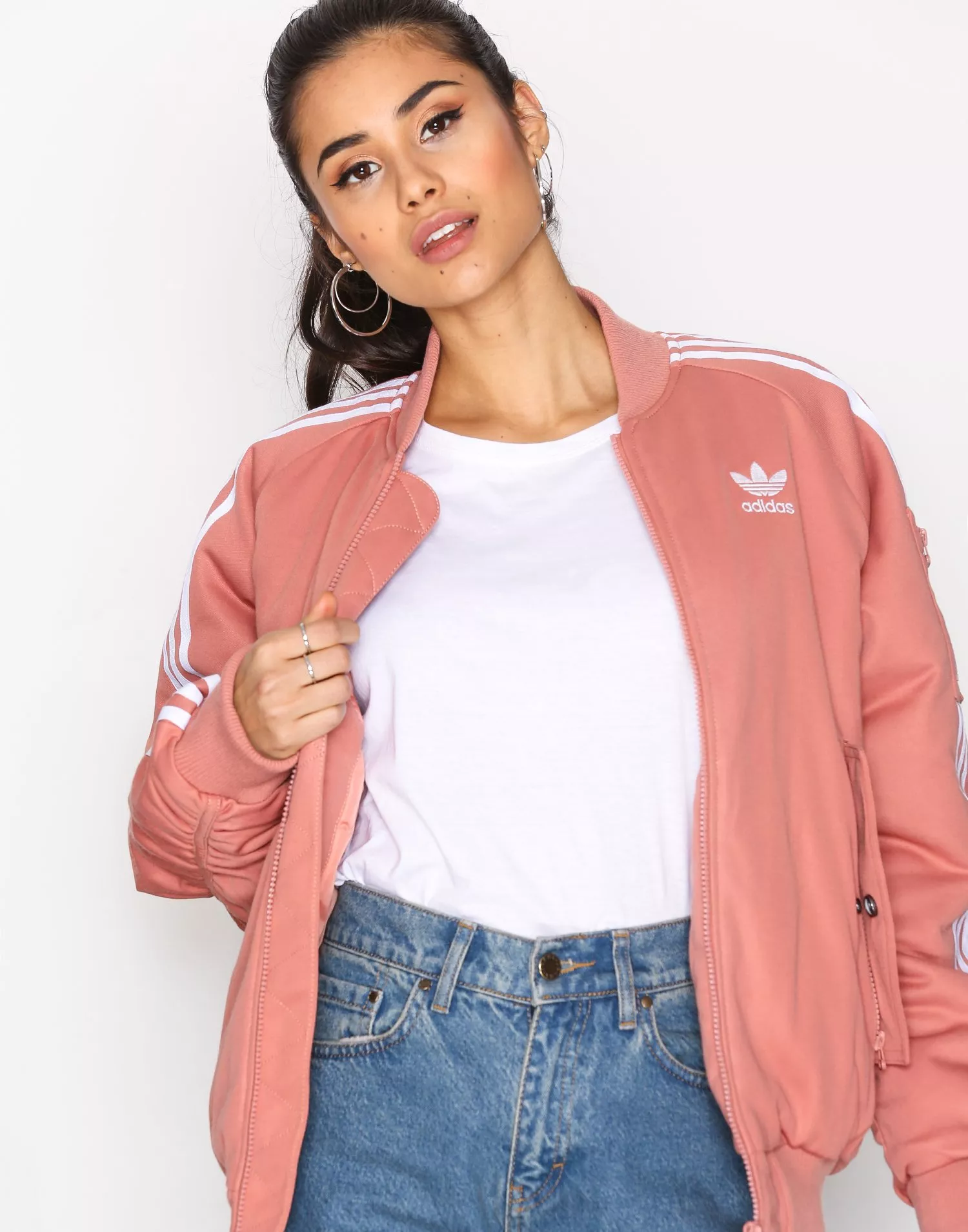 Adidas clearance bomber pink