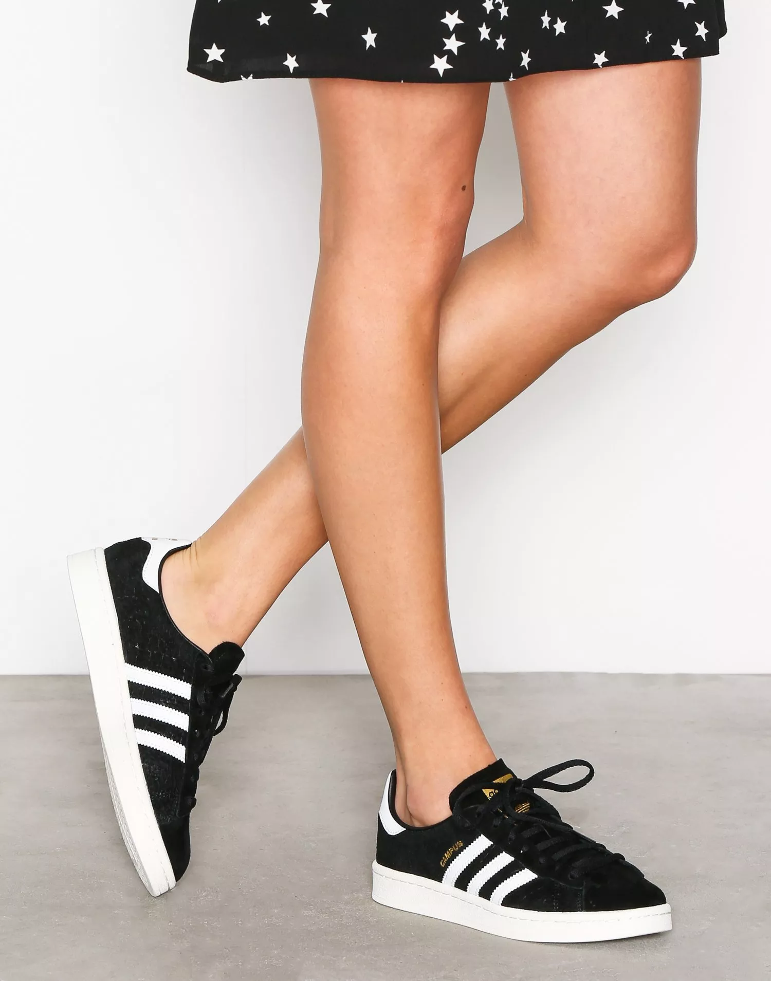 Adidas campus hot sale womens black