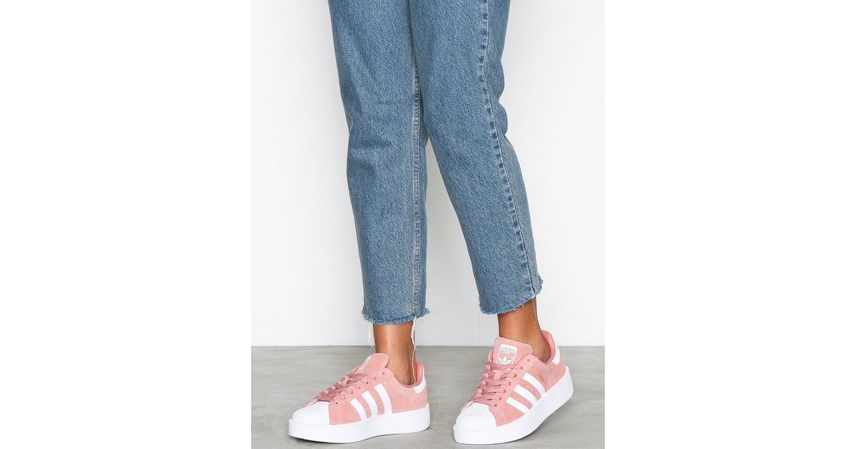 Adidas superstar sale bold platform rosa