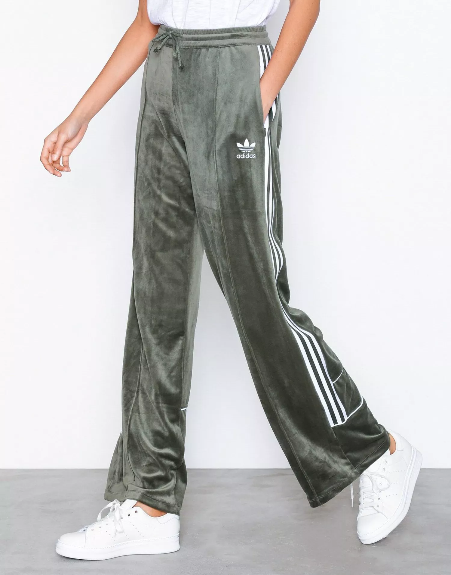 adidas velour track pants