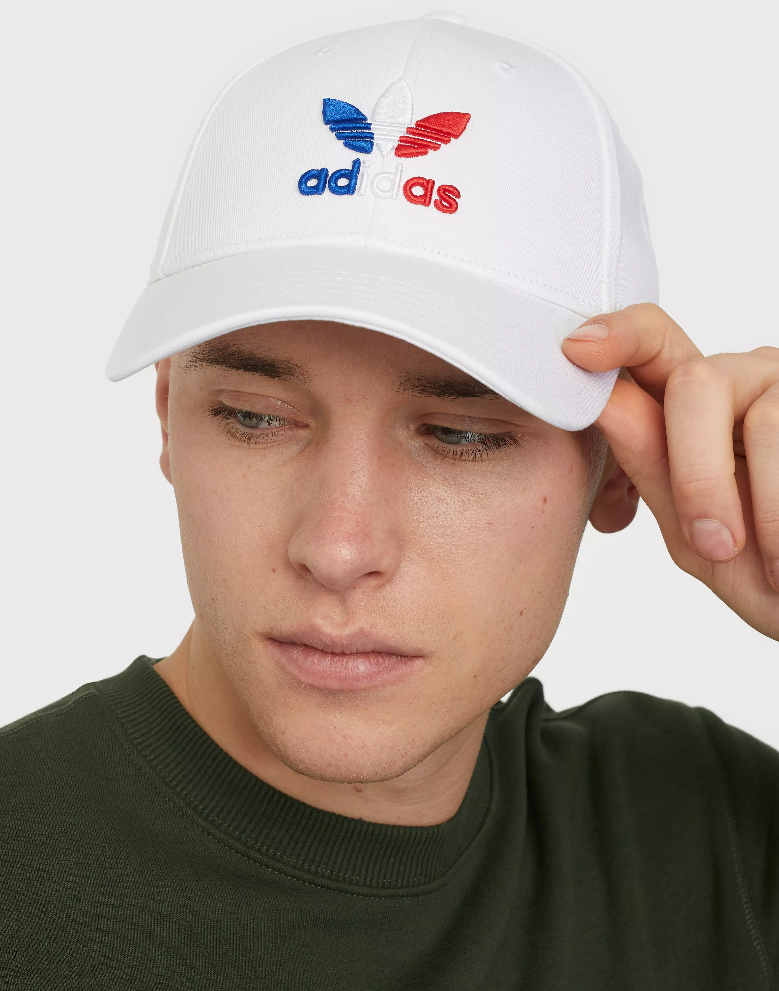 Adidas originals white discount cap