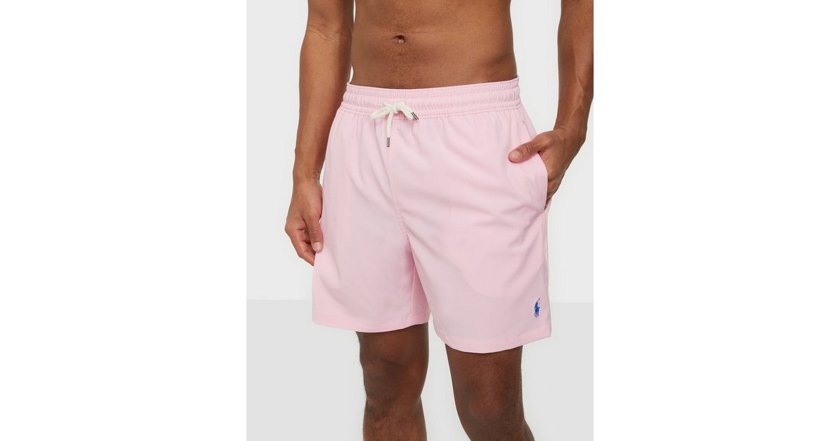 Mens pink ralph lauren sales swim shorts