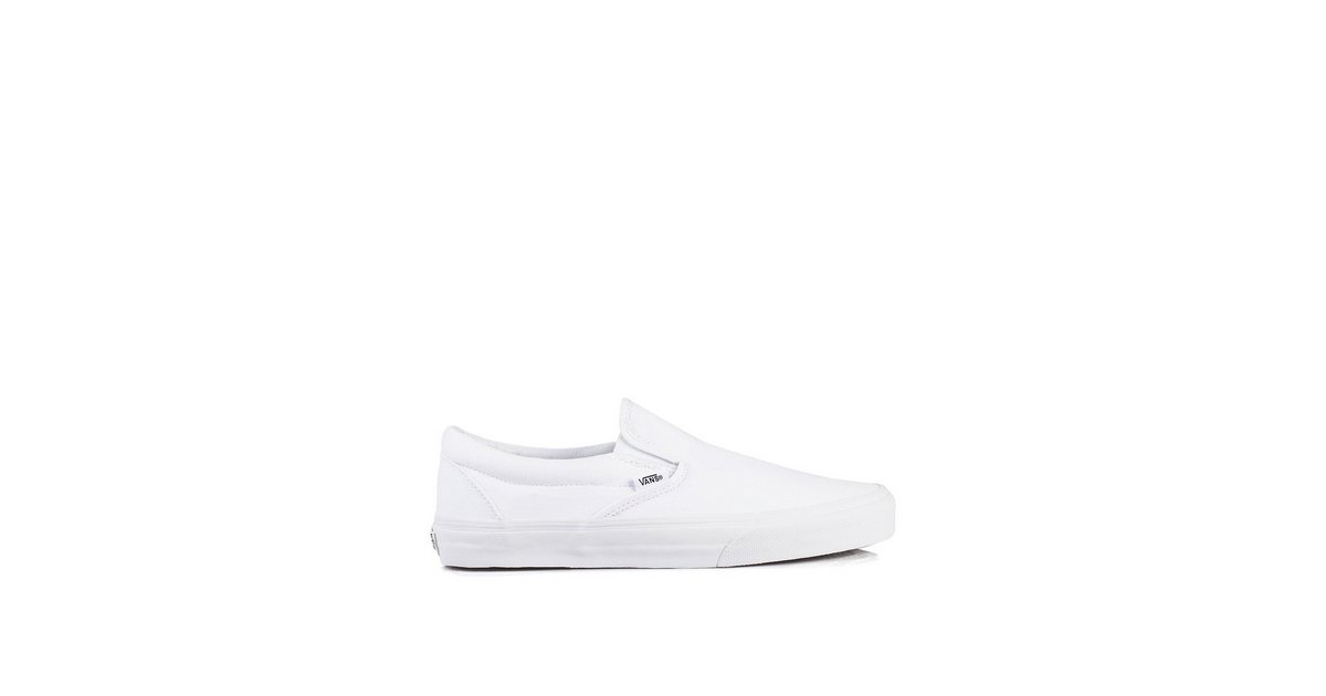 Cheap white shop slip on vans