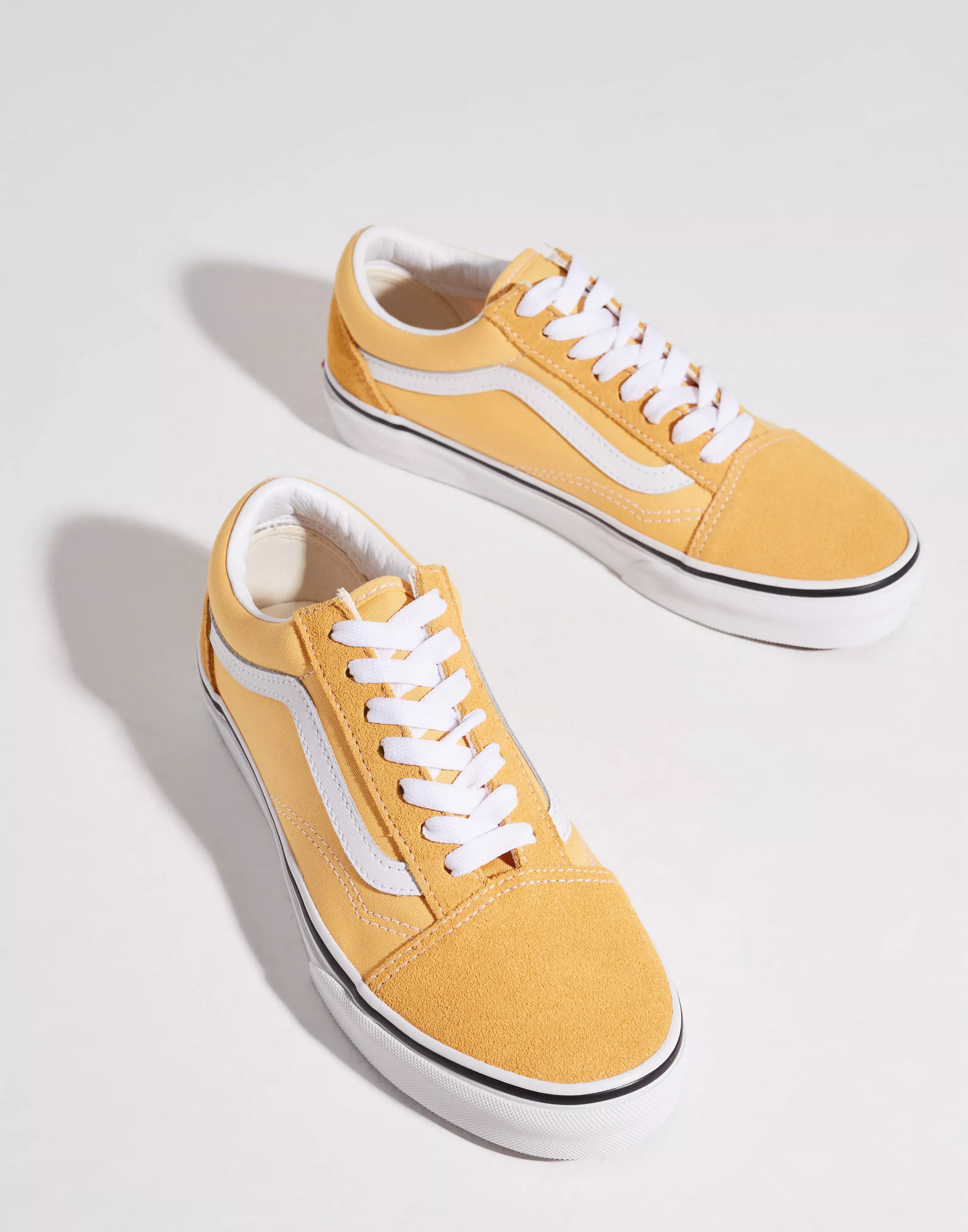 Vans old skool store ochre true white