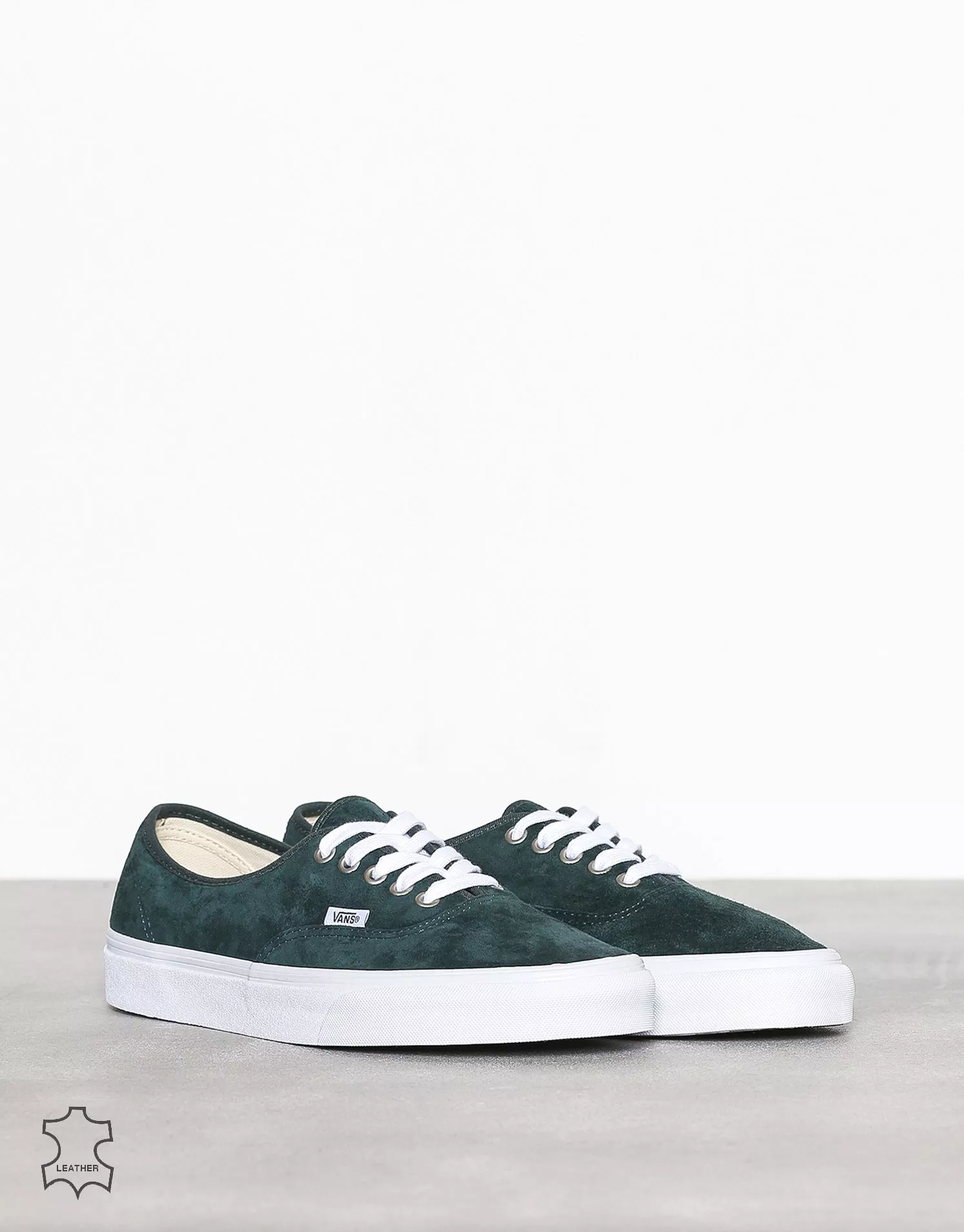 Vans authentic pig outlet suede darkest spruce