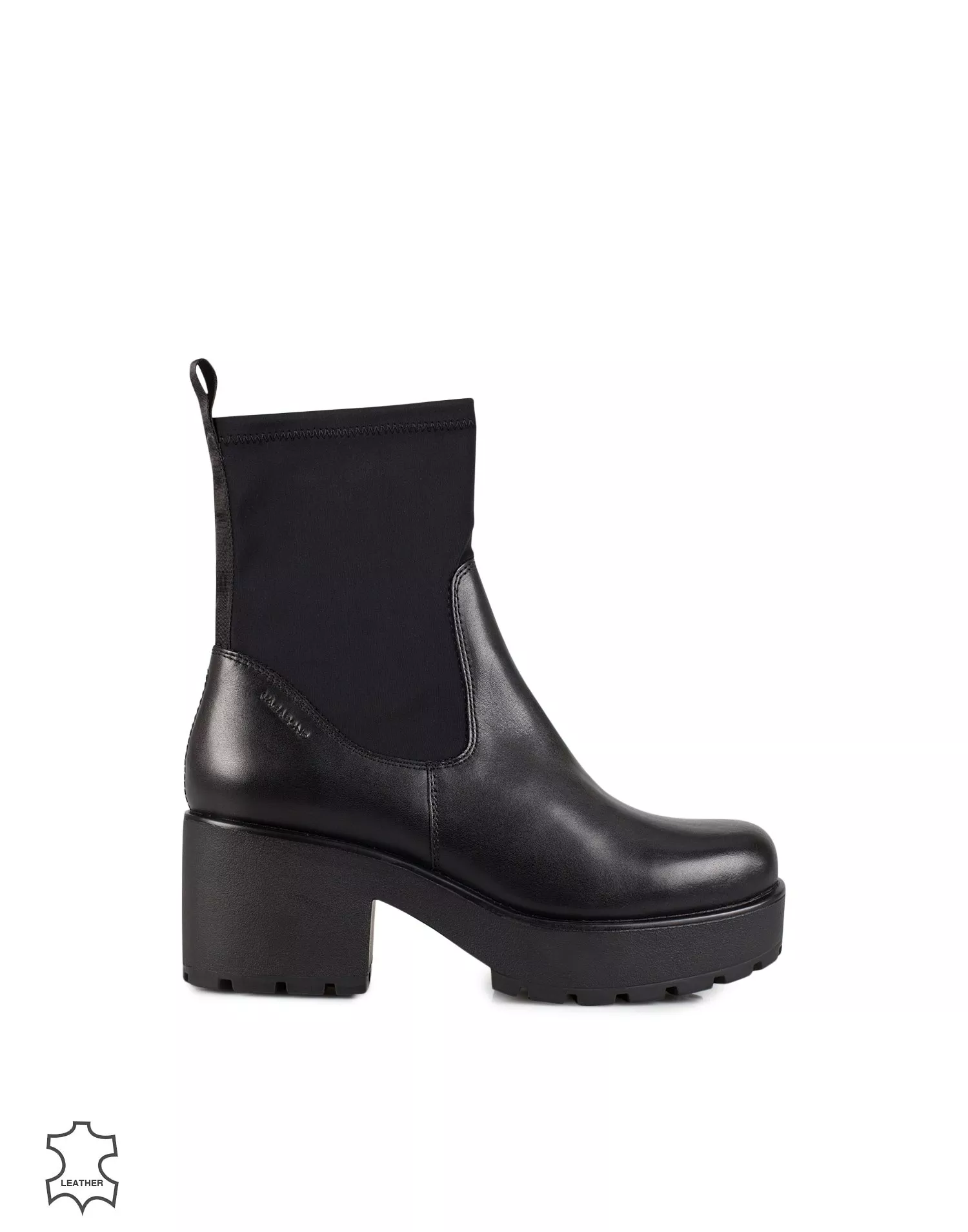 Vagabond dioon black leather hotsell chelsea boots