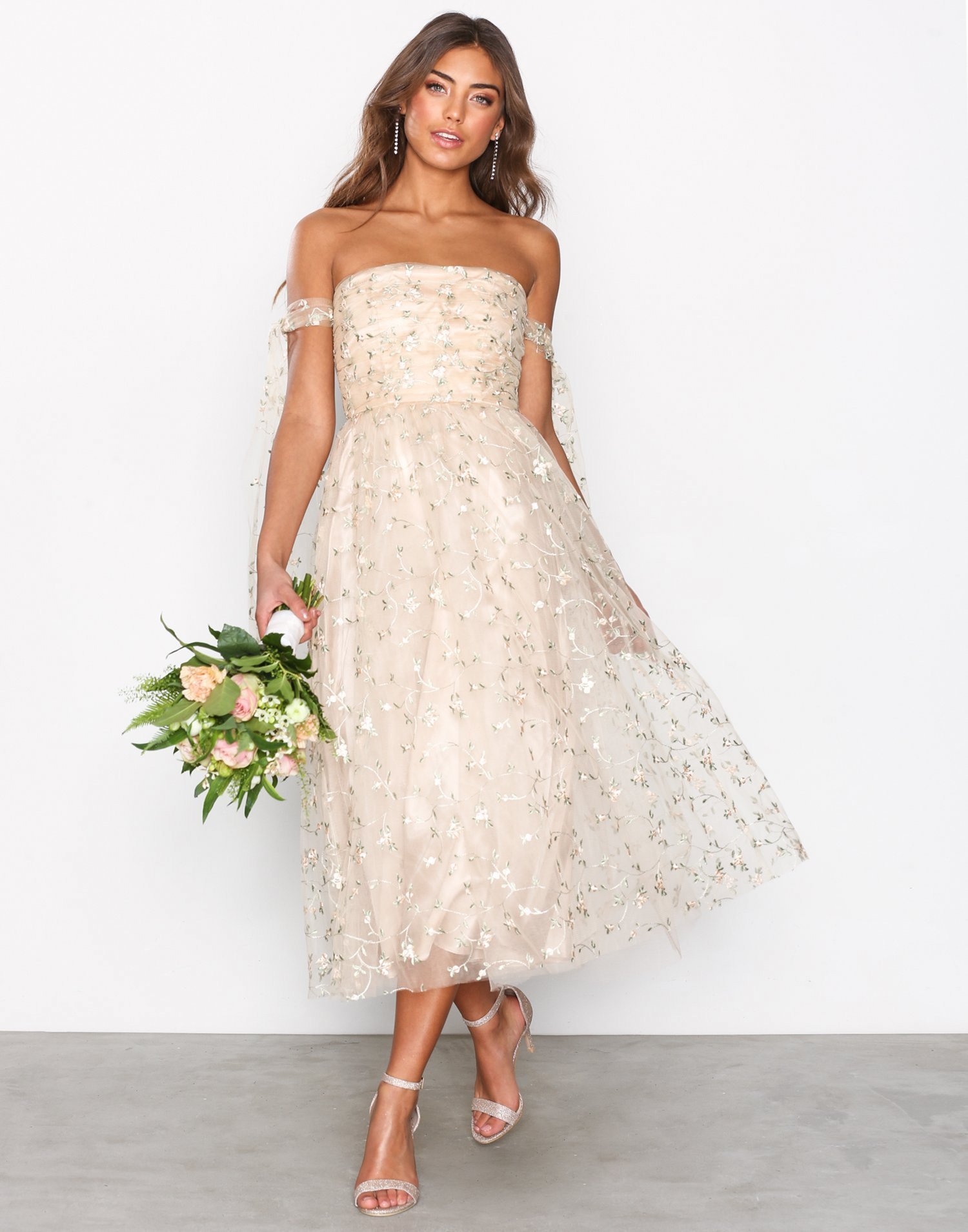 Mesh Midi Gown