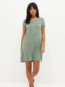 Buy Only Black LACE S/S - ONLBERA Green Chinois DRESS BACK Dots UP JRS