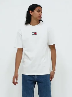 Buy Tommy - | BADGE NLYMAN Jeans TOMMY White TEE TJM