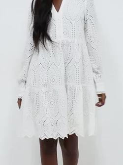 Buy Y.A.S YASHOLI LS DRESS S. NOOS - Star White