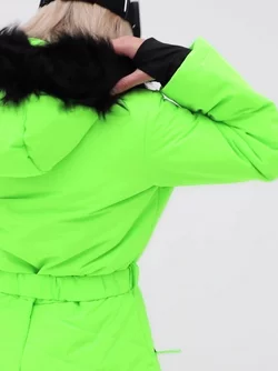Buy Missguided Ski Snow Suit - Lime